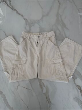 Rag & Bone Women’s Light Cream Cargo Pants - Casual Utility Style